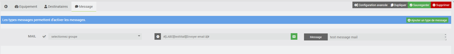 Image onglet message après ajout